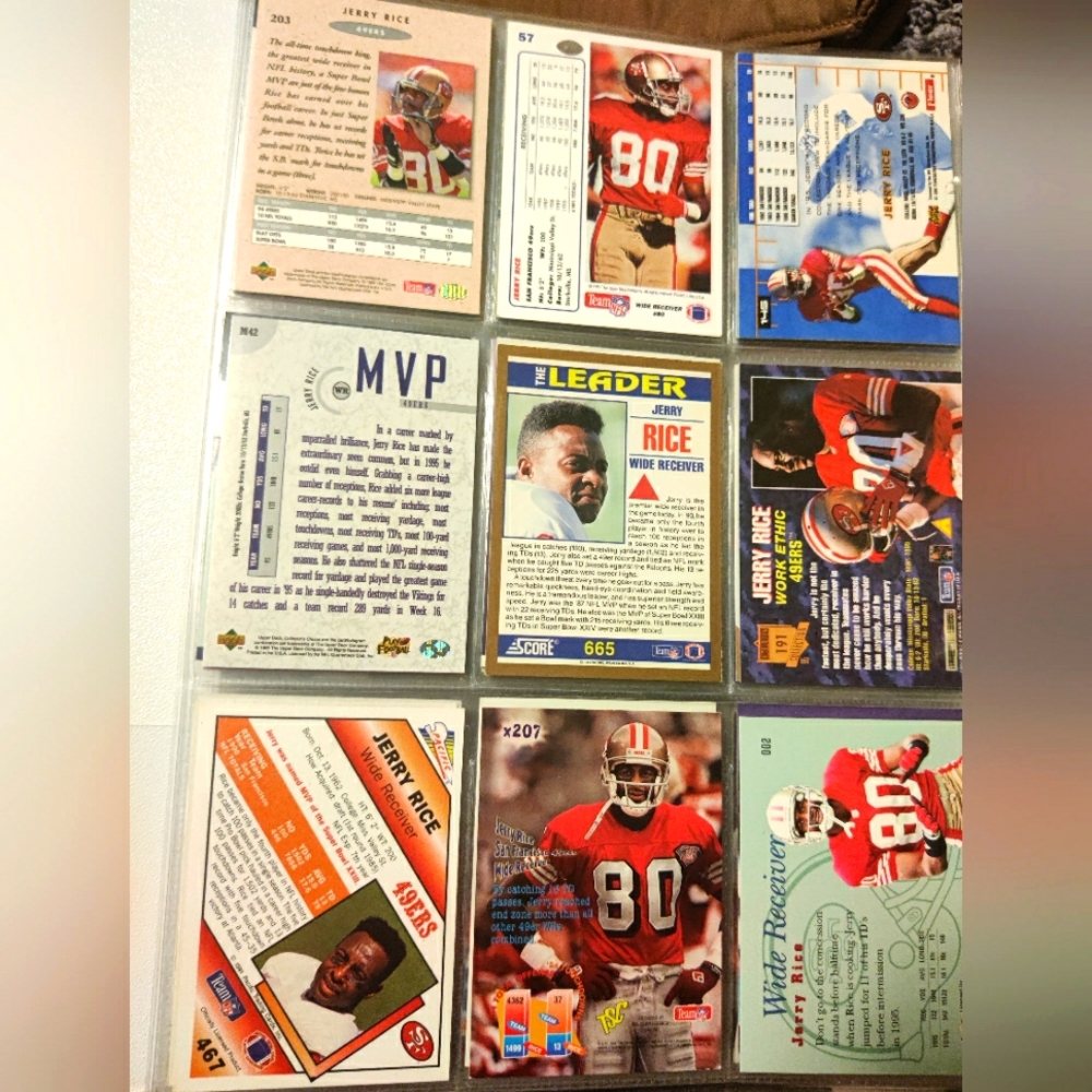 Legendary Wide Receiver Jerry Rice 9 Jerry Rice SF49ers - Picture 2 of 2